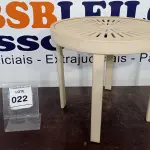 LOTE 022 - 01 MESA DE CANTO DE JARDIM. (NO ESTADO EM QUE SE ENCONTRA. SUJEITO A AVARIAS OCULTAS/VISÍVEIS.) AV9836X