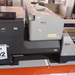 LOTE 392 - 02 IMPRESSORAS MARCA HP MODELOS DIVERSOS E 01 IMPRESSORA MARCA BROTHER MODELO HL 5350 DN. (NO ESTADO) ATENÇÃO! FAZER A VISITAÇÃO ANTES DE ARREMATAR, NÃO SABEMOS SE FUNCIONA, LEILÃO NÃO TEM GARANTIA E NEM DEVOLUÇÃO, SUJEITO A POSSÍVEIS AVARIAS VISÍVEIS/OCULTAS E/OU AUSÊNCIA DE COMPONENTES.