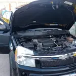 LOTE 502 - 01 I/CHEVROLET EQUINOX LT, ANO 2005, COR PRETA, GASOLINA, AUTOMÁTICA (NO ESTADO).