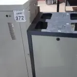 LOTE 372 - 02 RACKS DE FERRO COM PORTA DE ACRÍLICO. (NO ESTADO) ATENÇÃO! FAZER A VISITAÇÃO ANTES DE ARREMATAR, NÃO SABEMOS SE FUNCIONA, LEILÃO NÃO TEM GARANTIA E NEM DEVOLUÇÃO, SUJEITO A POSSÍVEIS AVARIAS VISÍVEIS/OCULTAS E/OU AUSÊNCIA DE COMPONENTES.