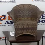 LOTE 112 - 01 POLTRONA DE JARDIM. (NO ESTADO EM QUE SE ENCONTRA. SUJEITO A AVARIAS OCULTAS/VISÍVEIS.) AV9336F