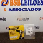 LOTE 120 - 01 PARAFUSADEIRA A BATERIA 12V 2BITS E CARREGADOR. (NO ESTADO) ATENÇÃO! FAZER A VISITAÇÃO ANTES DE ARREMATAR, NÃO SABEMOS SE FUNCIONA, LEILÃO NÃO TEM GARANTIA E NEM DEVOLUÇÃO, SUJEITO A POSSÍVEIS AVARIAS VISÍVEIS/OCULTAS E/OU AUSÊNCIA DE COMPONENTES.