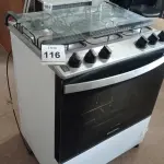 LOTE 116 - 01 FOGÃO 5 BOCAS BRASTEMP BIVOLTS. (NO ESTADO EM QUE SE ENCONTRA. SUJEITO A AVARIAS OCULTAS/VISÍVEIS.) AV9842G