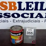 LOTE 355 - 01 LATA DE ESMALTE SINTÉTICO COM 3,6L NA COR BRILHANTE AZUL FRANÇA MARCA GLASURIT. (NO ESTADO) ATENÇÃO! FAZER A VISITAÇÃO ANTES DE ARREMATAR, NÃO SABEMOS SE FUNCIONA, LEILÃO NÃO TEM GARANTIA E NEM DEVOLUÇÃO, SUJEITO A POSSÍVEIS AVARIAS VISÍVEIS/OCULTAS E/OU AUSÊNCIA DE COMPONENTES.