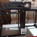 LOTE 360 - 03 BANCOS DOBRÁVEIS. (NO ESTADO) ATENÇÃO! FAZER A VISITAÇÃO ANTES DE ARREMATAR, NÃO SABEMOS SE FUNCIONA, LEILÃO NÃO TEM GARANTIA E NEM DEVOLUÇÃO, SUJEITO A POSSÍVEIS AVARIAS VISÍVEIS/OCULTAS E/OU AUSÊNCIA DE COMPONENTES.