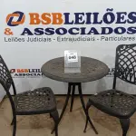 LOTE 048 - 02 CADEIRAS DE JARDIM E 01 MESA DE JARDIM AV9897R /AV9897W/ AV9897V