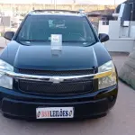 LOTE 502 - 01 I/CHEVROLET EQUINOX LT, ANO 2005, COR PRETA, GASOLINA, AUTOMÁTICA (NO ESTADO).