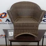 LOTE 110 - 01 CADEIRA DE JARDIM. (NO ESTADO EM QUE SE ENCONTRA. SUJEITO A AVARIAS OCULTAS/VISÍVEIS.) AV9405U