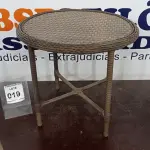 LOTE 019 - 01 MESINHA DE CANTO DE JARDIM. (NO ESTADO EM QUE SE ENCONTRA. SUJEITO A AVARIAS OCULTAS/VISÍVEIS.) BF8625S