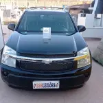 LOTE 502 - 01 I/CHEVROLET EQUINOX LT, ANO 2005, COR PRETA, GASOLINA, AUTOMÁTICA (NO ESTADO).