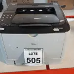 LOTE 505 - 01 IMPRESSORA MARCA RICOH MODELO AFICIO SP 3510DN A. (NO ESTADO) ATENÇÃO! FAZER A VISITAÇÃO ANTES DE ARREMATAR, NÃO SABEMOS SE FUNCIONA, LEILÃO NÃO TEM GARANTIA E NEM DEVOLUÇÃO, SUJEITO A POSSÍVEIS AVARIAS VISÍVEIS/OCULTAS E/OU AUSÊNCIA DE COMPONENTES.