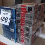 LOTE 486 - 20 CAIXAS DE PERFURADORES DE PAPEL E 06 CAIXAS DE TINTA PARA CARIMBO. (NO ESTADO) ATENÇÃO! FAZER A VISITAÇÃO ANTES DE ARREMATAR, NÃO SABEMOS SE FUNCIONA, LEILÃO NÃO TEM GARANTIA E NEM DEVOLUÇÃO, SUJEITO A POSSÍVEIS AVARIAS VISÍVEIS/OCULTAS E/OU AUSÊNCIA DE COMPONENTES.