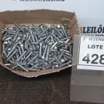 LOTE 428 - 01 LOTE COM GRANDE QUANTIDADE DE PARAFUSO FRANCÊS COM PORCAS. (NO ESTADO) ATENÇÃO! FAZER A VISITAÇÃO ANTES DE ARREMATAR, NÃO SABEMOS SE FUNCIONA, LEILÃO NÃO TEM GARANTIA E NEM DEVOLUÇÃO, SUJEITO A POSSÍVEIS AVARIAS VISÍVEIS/OCULTAS E/OU AUSÊNCIA DE COMPONENTES.