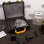 LOTE 140 - 01 NIVEL A LASER COM 2 BATERIAS MALETA ÓCULOS DE PROTEÇÃO. (NO ESTADO) ATENÇÃO! FAZER A VISITAÇÃO ANTES DE ARREMATAR, NÃO SABEMOS SE FUNCIONA, LEILÃO NÃO TEM GARANTIA E NEM DEVOLUÇÃO, SUJEITO A POSSÍVEIS AVARIAS VISÍVEIS/OCULTAS E/OU AUSÊNCIA DE COMPONENTES.