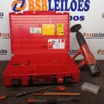LOTE 398 - 01 FINCA PINO HLTI MODELO DX A41 COM ACESSÓRIOS E MALETA. (NO ESTADO) ATENÇÃO! FAZER A VISITAÇÃO ANTES DE ARREMATAR, NÃO SABEMOS SE FUNCIONA. LEILÃO NÃO TEM GARANTIA E NEM DEVOLUÇÃO, SUJEITO A POSSÍVEIS AVARIAS VISÍVEIS/OCULTAS E/OU AUSÊNCIA DE COMPONENTES.