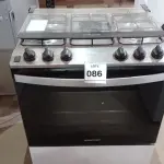 LOTE 086 - 01 FOGÃO 5 BOCAS BRASTEMP BIVOLTS. (NO ESTADO EM QUE SE ENCONTRA. SUJEITO A AVARIAS OCULTAS/VISÍVEIS.) BH1568P