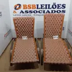 LOTE 074 - 02 ESPREGUICADEIRAS ITAPEMA EM TRICO NAUTICO (NO ESTADO, NÃO SABEMOS SE FUNCIONA. LEILÃO NÃO TEM GARANTIA E NEM DEVOLUÇÃO, SUJEITO A POSSÍVEIS AVARIAS VISÍVEIS/OCULTAS E/OU AUSÊNCIA DE COMPONENTES)