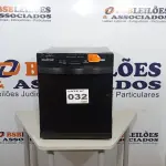 LOTE 032 - 01 LAVA LOUÇAS BRASTEMP 8 SERVIÇOS PRETA - BLF08AE - 220VOLTS (NO ESTADO, NÃO SABEMOS SE FUNCIONA. LEILÃO NÃO TEM GARANTIA E NEM DEVOLUÇÃO, SUJEITO A POSSÍVEIS AVARIAS VISÍVEIS/OCULTAS E/OU AUSÊNCIA DE COMPONENTES)