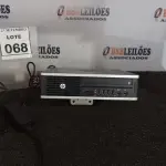 LOTE 068 - 01 MINI PC MARCA HP. (NO ESTADO) ATENÇÃO! FAZER A VISITAÇÃO ANTES DE ARREMATAR, NÃO SABEMOS SE FUNCIONA, LEILÃO NÃO TEM GARANTIA E NEM DEVOLUÇÃO, SUJEITO A POSSÍVEIS AVARIAS VISÍVEIS/OCULTAS E/OU AUSÊNCIA DE COMPONENTES.