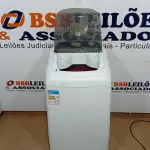 LOTE 029 - 01 LAVADORA DE ROUPAS MUELLER POPMATIC AUTOMÁTICA 6KG - 110VOLTS (NO ESTADO, NÃO SABEMOS SE FUNCIONA. LEILÃO NÃO TEM GARANTIA E NEM DEVOLUÇÃO, SUJEITO A POSSÍVEIS AVARIAS VISÍVEIS/OCULTAS E/OU AUSÊNCIA DE COMPONENTES)