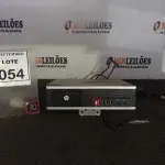 LOTE 054 - 01 MINI PC MARCA HP. (NO ESTADO) ATENÇÃO! FAZER A VISITAÇÃO ANTES DE ARREMATAR, NÃO SABEMOS SE FUNCIONA, LEILÃO NÃO TEM GARANTIA E NEM DEVOLUÇÃO, SUJEITO A POSSÍVEIS AVARIAS VISÍVEIS/OCULTAS E/OU AUSÊNCIA DE COMPONENTES.