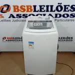 LOTE 035 - 01 MÁQUINA DE LAVAR ELECTROLUX 14KG LED14 BRANCA 220VOLTS (NO ESTADO, NÃO SABEMOS SE FUNCIONA. LEILÃO NÃO TEM GARANTIA E NEM DEVOLUÇÃO, SUJEITO A POSSÍVEIS AVARIAS VISÍVEIS/OCULTAS E/OU AUSÊNCIA DE COMPONENTES)