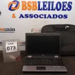 LOTE 073 - 01 NOTEBOOK MARCA HP COM BOLSA. (NO ESTADO) ATENÇÃO! FAZER A VISITAÇÃO ANTES DE ARREMATAR, NÃO SABEMOS SE FUNCIONA, LEILÃO NÃO TEM GARANTIA E NEM DEVOLUÇÃO, SUJEITO A POSSÍVEIS AVARIAS VISÍVEIS/OCULTAS E/OU AUSÊNCIA DE COMPONENTES.