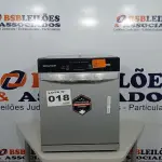 LOTE 018 - 01 LAVA LOUÇAS 8 SERVIÇOS BRASTEMP CINZA - BLF08BS • 220VOLTS (NO ESTADO, NÃO SABEMOS SE FUNCIONA. LEILÃO NÃO TEM GARANTIA E NEM DEVOLUÇÃO, SUJEITO A POSSÍVEIS AVARIAS VISÍVEIS/OCULTAS E/OU AUSÊNCIA DE COMPONENTES)