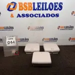 LOTE 044 - 03 ACCESS POINT MARCA HP. (NO ESTADO) ATENÇÃO! FAZER A VISITAÇÃO ANTES DE ARREMATAR, NÃO SABEMOS SE FUNCIONA, LEILÃO NÃO TEM GARANTIA E NEM DEVOLUÇÃO, SUJEITO A POSSÍVEIS AVARIAS VISÍVEIS/OCULTAS E/OU AUSÊNCIA DE COMPONENTES.
