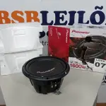 LOTE 070 - 01 SUBWOOFER PIONEER TS-W312D4 12" CHAMPION SERIES 1600W (NO ESTADO, NÃO SABEMOS SE FUNCIONA. LEILÃO NÃO TEM GARANTIA E NEM DEVOLUÇÃO, SUJEITO A POSSÍVEIS AVARIAS VISÍVEIS/OCULTAS E/OU AUSÊNCIA DE COMPONENTES)