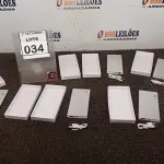 LOTE 034 - 05 BATERIAS EXTERNAS. (NO ESTADO) ATENÇÃO! FAZER A VISITAÇÃO ANTES DE ARREMATAR, NÃO SABEMOS SE FUNCIONA, LEILÃO NÃO TEM GARANTIA E NEM DEVOLUÇÃO, SUJEITO A POSSÍVEIS AVARIAS VISÍVEIS/OCULTAS E/OU AUSÊNCIA DE COMPONENTES.