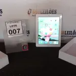 LOTE 007 - 01 IPAD 16G. (NO ESTADO) ATENÇÃO! FAZER A VISITAÇÃO ANTES DE ARREMATAR, NÃO SABEMOS SE FUNCIONA, LEILÃO NÃO TEM GARANTIA E NEM DEVOLUÇÃO, SUJEITO A POSSÍVEIS AVARIAS VISÍVEIS/OCULTAS E/OU AUSÊNCIA DE COMPONENTES.