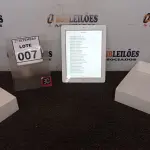 LOTE 007 - 01 IPAD 16G. (NO ESTADO) ATENÇÃO! FAZER A VISITAÇÃO ANTES DE ARREMATAR, NÃO SABEMOS SE FUNCIONA, LEILÃO NÃO TEM GARANTIA E NEM DEVOLUÇÃO, SUJEITO A POSSÍVEIS AVARIAS VISÍVEIS/OCULTAS E/OU AUSÊNCIA DE COMPONENTES.