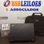 LOTE 077 - 01 NOTEBOOK MARCA LENOVO COM BOLSA. (NO ESTADO) ATENÇÃO! FAZER A VISITAÇÃO ANTES DE ARREMATAR, NÃO SABEMOS SE FUNCIONA, LEILÃO NÃO TEM GARANTIA E NEM DEVOLUÇÃO, SUJEITO A POSSÍVEIS AVARIAS VISÍVEIS/OCULTAS E/OU AUSÊNCIA DE COMPONENTES.