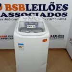LOTE 031 - 01 LAVADORA DE ROUPAS 12KG LAC12 ELECTROLUX 110VOLTS (NO ESTADO, NÃO SABEMOS SE FUNCIONA. LEILÃO NÃO TEM GARANTIA E NEM DEVOLUÇÃO, SUJEITO A POSSÍVEIS AVARIAS VISÍVEIS/OCULTAS E/OU AUSÊNCIA DE COMPONENTES)