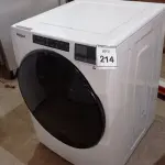 LOTE 214 - 01 MÁQUINA DE LAVAR ROUPAS WHIRLPOOL 110V. (NO ESTADO EM QUE SE ENCONTRA. SUJEITO A AVARIAS OCULTAS/VISÍVEIS.) BJ7237V