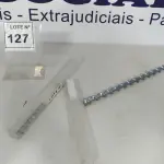 01  BROCA PARA AMOSTRAGEM DE SOLO FALKER (NO ESTADO, NÃO SABEMOS SE FUNCIONA. LEILÃO NÃO TEM GARANTIA E NEM DEVOLUÇÃO, SUJEITO A POSSÍVEIS AVARIAS VISÍVEIS/OCULTAS E/OU AUSÊNCIA DE COMPONENTES)