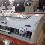 01 CONDENSADORA 220V 36000 BTU MARCA CARRIER E 01 EVAPORADORA MARCA CARRIER. (NO ESTADO) ATENÇÃO! FAZER A VISITAÇÃO ANTES DE ARREMATAR, NÃO SABEMOS SE FUNCIONA, LEILÃO NÃO TEM GARANTIA E NEM DEVOLUÇÃO, SUJEITO A POSSÍVEIS AVARIAS VISÍVEIS/OCULTAS E/OU AUSÊNCIA DE COMPONENTES.