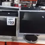09 MONITORES LCD DE MARCAS E MODELOS DIVERSOS. (NO ESTADO) ATENÇÃO! FAZER A VISITAÇÃO ANTES DE ARREMATAR, NÃO SABEMOS SE FUNCIONA, LEILÃO NÃO TEM GARANTIA E NEM DEVOLUÇÃO, SUJEITO A POSSÍVEIS AVARIAS VISÍVEIS/OCULTAS E/OU AUSÊNCIA DE COMPONENTES.