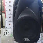 01 CAIXA DE SOM MARCA PZ PRO ÁUDIO. (NO ESTADO) ATENÇÃO! FAZER A VISITAÇÃO ANTES DE ARREMATAR, NÃO SABEMOS SE FUNCIONA. LEILÃO NÃO TEM GARANTIA E NEM DEVOLUÇÃO, SUJEITO A POSSÍVEIS AVARIAS VISÍVEIS/OCULTAS E/OU AUSÊNCIA DE COMPONENTES.