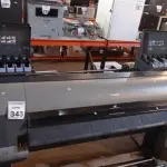 01 PLOTTER MARCA CANON MODELO IPF 8400. (NO ESTADO) ATENÇÃO! FAZER A VISITAÇÃO ANTES DE ARREMATAR, NÃO SABEMOS SE FUNCIONA, LEILÃO NÃO TEM GARANTIA E NEM DEVOLUÇÃO, SUJEITO A POSSÍVEIS AVARIAS VISÍVEIS/OCULTAS E/OU AUSÊNCIA DE COMPONENTES.