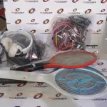 01 LOTE COM VÁRIOS HEADPHONES E RAQUETES ELÉTRICAS. (NO ESTADO) ATENÇÃO! FAZER A VISITAÇÃO ANTES DE ARREMATAR, NÃO SABEMOS SE FUNCIONA, LEILÃO NÃO TEM GARANTIA E NEM DEVOLUÇÃO, SUJEITO A POSSÍVEIS AVARIAS VISÍVEIS/OCULTAS E/OU AUSÊNCIA DE COMPONENTES.