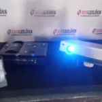 02 PROJETORES MARCAS SANYO E BENQ. (NO ESTADO) ATENÇÃO! FAZER A VISITAÇÃO ANTES DE ARREMATAR, NÃO SABEMOS SE FUNCIONA, LEILÃO NÃO TEM GARANTIA E NEM DEVOLUÇÃO, SUJEITO A POSSÍVEIS AVARIAS VISÍVEIS/OCULTAS E/OU AUSÊNCIA DE COMPONENTES.