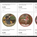 01 RARO PRATO  DECORATIVO "SECRETS" DA ARTISTA  LUCELLE RAAD, COM 22 CM DE DIAMETRO NASCIDA GRÃ-BRETANHA EDIÇÃO LIMITADA APENAS 12,500 OBRAS LANÇADAS , PRODUZIDA PELA MODERN CONCEPTS LTD.EM 1983 PEÇA RARA COMPRADA EM GAREGEM DE ANTIGOS NOS EUA.SUPORTE PARA PRATO NÃO INCLUÍDO NESTA VENDA.    VEJA NAS FOTOS PREÇOS DELE EM OUTROS PAISES PRATOS MUITOS RAROS. (NO ESTADO) ATENÇÃO! FAZER A VISITAÇÃO ANTES DE ARREMATAR, NÃO SABEMOS SE FUNCIONA, LEILÃO NÃO TEM GARANTIA E NEM DEVOLUÇÃO, SUJEITO A POSSÍVEIS AVARIAS VISÍVEIS/OCULTAS E/OU AUSÊNCIA DE COMPONENTES.