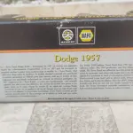 01 RARA MINIATURA  BANCO DE COLECIONADOR NAPA LIMITED EDITION DODGE 1957 NOVA NA CAIXA ITEM RARO. ITEM COMPRADO E GARAGENS DE ANTIGUIDADES NOS EUA. (NO ESTADO) ATENÇÃO! FAZER A VISITAÇÃO ANTES DE ARREMATAR, NÃO SABEMOS SE FUNCIONA, LEILÃO NÃO TEM GARANTIA E NEM DEVOLUÇÃO, SUJEITO A POSSÍVEIS AVARIAS VISÍVEIS/OCULTAS E/OU AUSÊNCIA DE COMPONENTES.