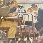 01 RARÍSSIMO PRATO NORMAN ROCKWELL É UMA DAS PLACAS  MAIS RARAS. "SAVING GRACE" "EM PORTUGUES DIZENDO GRAÇAS" FOI UMA DAS PLACAS DE COLECIONADOR "OBRA-PRIMA". ESTA PLACA FOI FEITA POR GORHAM E ERA UMA REPRODUÇÃO DA CAPA DO SATURDAY EVENING POST DE 24 DE NOVEMBRO DE 1951. A PLACA NUNCA FOI EXIBIDA E VEM COM SEU PRÓPRIO CERTIFICADO DE AUTENTICIDADE DA BOLSA DE BRADFORD. ESTE PRATO MEDE 21 CM DE DIÂMETRO.PRATO DE NUMERO A 2977, NUNCA FOI EXPOSTO ,E SÃO INSPIRADOS NO PRÓPRIO GRANDE ARTISTA. FOI FABRICADO PELA GORHAM FINE CHINA COMPANY. A CAIXA SÓ FOI ABERTA PARA INSPECIONÁ-LO NO MOMENTO EM QUE FOI RECEBIDO E NOVAMENTE QUANDO AS FOTOS FORAM TIRADAS. OS PRATOS FOI HERANÇA FORAM SEMPRE CUIDADOSAMENTE CUIDADOS PELA ULTIMA DONA, QUE ERA COLECIONADORA. AS CORES SÃO TODAS VIVAS, SEM DESBOTAMENTO. ESTE PRATO SERIA UM PRESENTE ADORÁVEL E ACRESCENTARIA ACONCHEGO E PERSONALIDADE A QUALQUER AMBIENTE DA CASA. UMA ÓTIMA ADIÇÃO À SUA COLEÇÃO.COM CAIXA E CERTIFICADO E FOLHETOS  ORIGINAIS. PEÇA COMPRADA EM GARAGEM DE ANTIGUIDADES NOS EUA. SUPORTE PARA PRATO NÃO INCLUÍDO NESTA VENDA. (NO ESTADO) ATENÇÃO! FAZER A VISITAÇÃO ANTES DE ARREMATAR, NÃO SABEMOS SE FUNCIONA, LEILÃO NÃO TEM GARANTIA E NEM DEVOLUÇÃO, SUJEITO A POSSÍVEIS AVARIAS VISÍVEIS/OCULTAS E/OU AUSÊNCIA DE COMPONENTES.