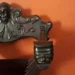 01 RARA CADEIRA SAVANAROLA DA DÉCADA DE 70 - MEDIDA: 93X55X75. (NO ESTADO) ATENÇÃO! FAZER A VISITAÇÃO ANTES DE ARREMATAR, NÃO SABEMOS SE FUNCIONA, LEILÃO NÃO TEM GARANTIA E NEM DEVOLUÇÃO, SUJEITO A POSSÍVEIS AVARIAS VISÍVEIS/OCULTAS E/OU AUSÊNCIA DE COMPONENTES.