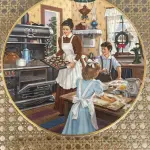 01 PRATO COLECIONÁVEL KERN 1980 O NATAL DE ONTEM "MAKIG CHISTMAS GOODIES" EM PORTUGUES "FAZENDO GULOSEIMAS DE NATAL". EDIÇÃO LIMITADA Nº 67/5000. KERN COLLECTIBLES. FABRICADO NOS EUA. ESTE PRATO SE CHAMA MAKING CHRISTMAS COOKIES. DA SÉRIE CHRISTMAS OF YESTERDAY. NA CAIXA ORIGINAL COM CERTIFICADO "CHRISTMAS CALL" DO ARTISTA MARVIN NYE, ANO 1980, NA CAIXA ORIGINAL, COLEÇÃO KERN,PEÇA COMPRADA EM GARAGEM DE ANTIGUIDADES NOS EUA. SUPORTE PARA PRATO NÃO INCLUÍDO NESTA VENDA. (NO ESTADO) ATENÇÃO! FAZER A VISITAÇÃO ANTES DE ARREMATAR, NÃO SABEMOS SE FUNCIONA, LEILÃO NÃO TEM GARANTIA E NEM DEVOLUÇÃO, SUJEITO A POSSÍVEIS AVARIAS VISÍVEIS/OCULTAS E/OU AUSÊNCIA DE COMPONENTES.