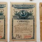 01 APÓLICE REPÚBLICA DOS ESTADOS UNIDOS DO BRASIL Nº 105095 CR$50,00 RIO DE JANEIRO - POSSUI CUPONS BENS CONSERVADO E SUL AMÉRICA CAPITALIZAÇÃO - TÍTULO AO PORTADOR CR$ 5.000,00. (NO ESTADO) ATENÇÃO! FAZER A VISITAÇÃO ANTES DE ARREMATAR, NÃO SABEMOS SE FUNCIONA, LEILÃO NÃO TEM GARANTIA E NEM DEVOLUÇÃO, SUJEITO A POSSÍVEIS AVARIAS VISÍVEIS/OCULTAS E/OU AUSÊNCIA DE COMPONENTES.