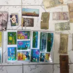 LOTE COM ITENS COLECIONADOR ADESIVOS CARTÕES ANTIGOS NOTAS MOEDAS SLIDES DESENHOS ANTIGOS. (NO ESTADO) ATENÇÃO! FAZER A VISITAÇÃO ANTES DE ARREMATAR, NÃO SABEMOS SE FUNCIONA, LEILÃO NÃO TEM GARANTIA E NEM DEVOLUÇÃO, SUJEITO A POSSÍVEIS AVARIAS VISÍVEIS/OCULTAS E/OU AUSÊNCIA DE COMPONENTES.